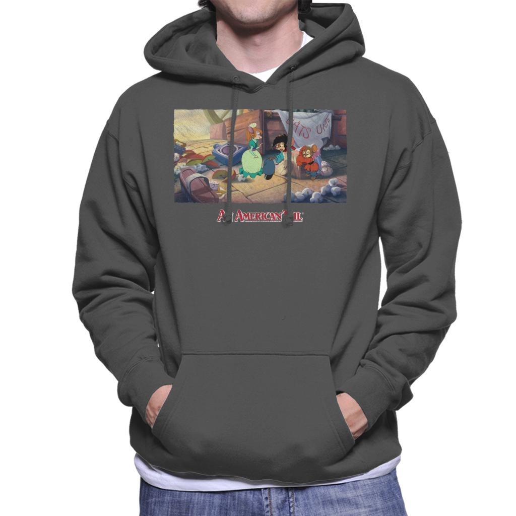 An American Tail Bridget Gives Fievel A Home Men's Hooded product image 4