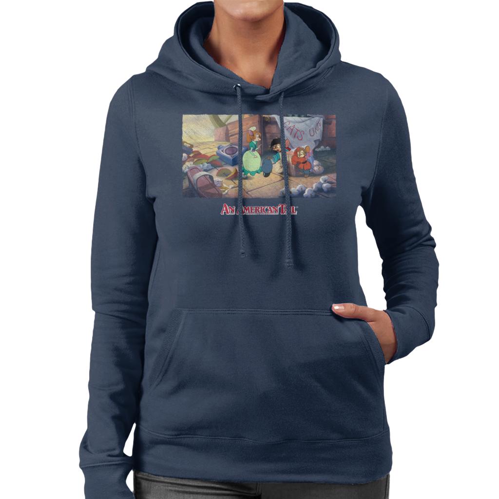 An American Tail Bridget Gives Fievel A Home Women's Hooded product image 6