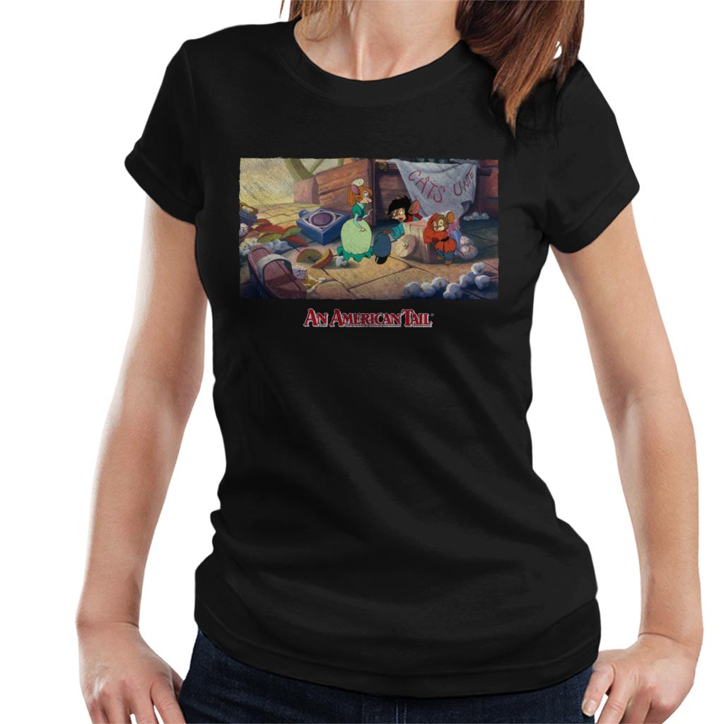 An American Tail Bridget Gives Fievel A Home Women's T-Shirt product image 1