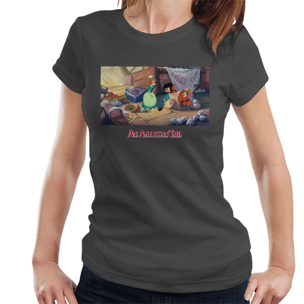 An American Tail Bridget Gives Fievel A Home Women's T-Shirt product image 4