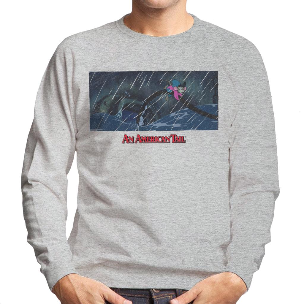 An American Tail Fievel Holding On Men's Sweatshirt product image 1