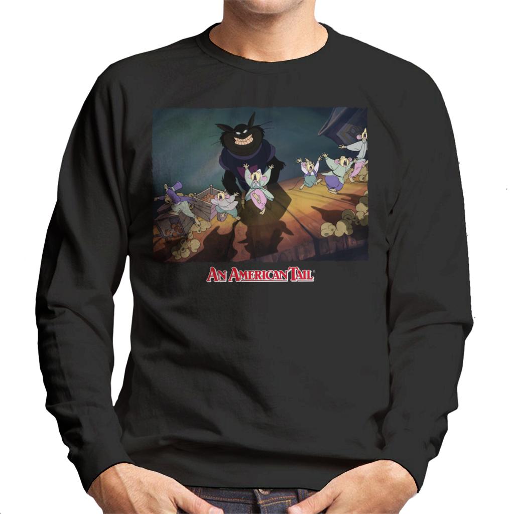 An American Tail Cossack Cats Looming Men's Sweatshirt product image 1