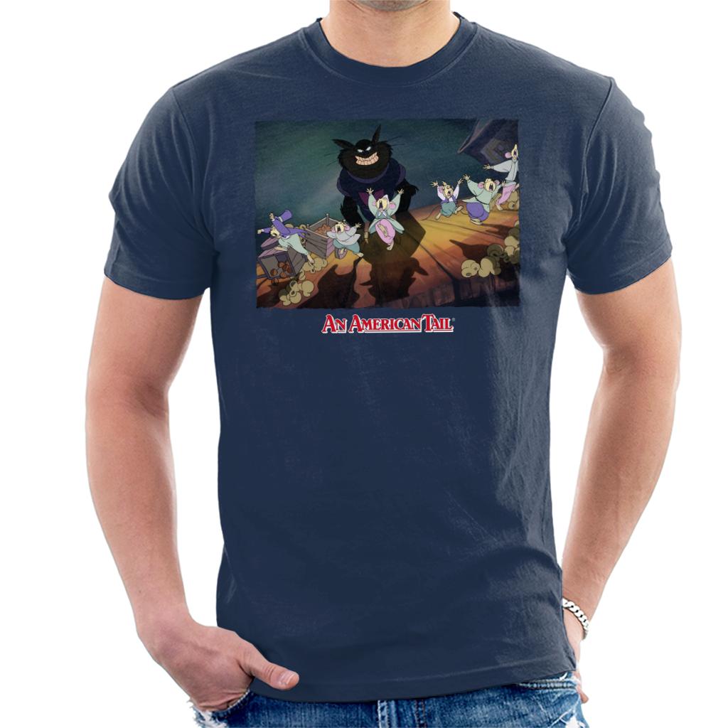 An American Tail Cossack Cats Looming Men's T-Shirt product image 6