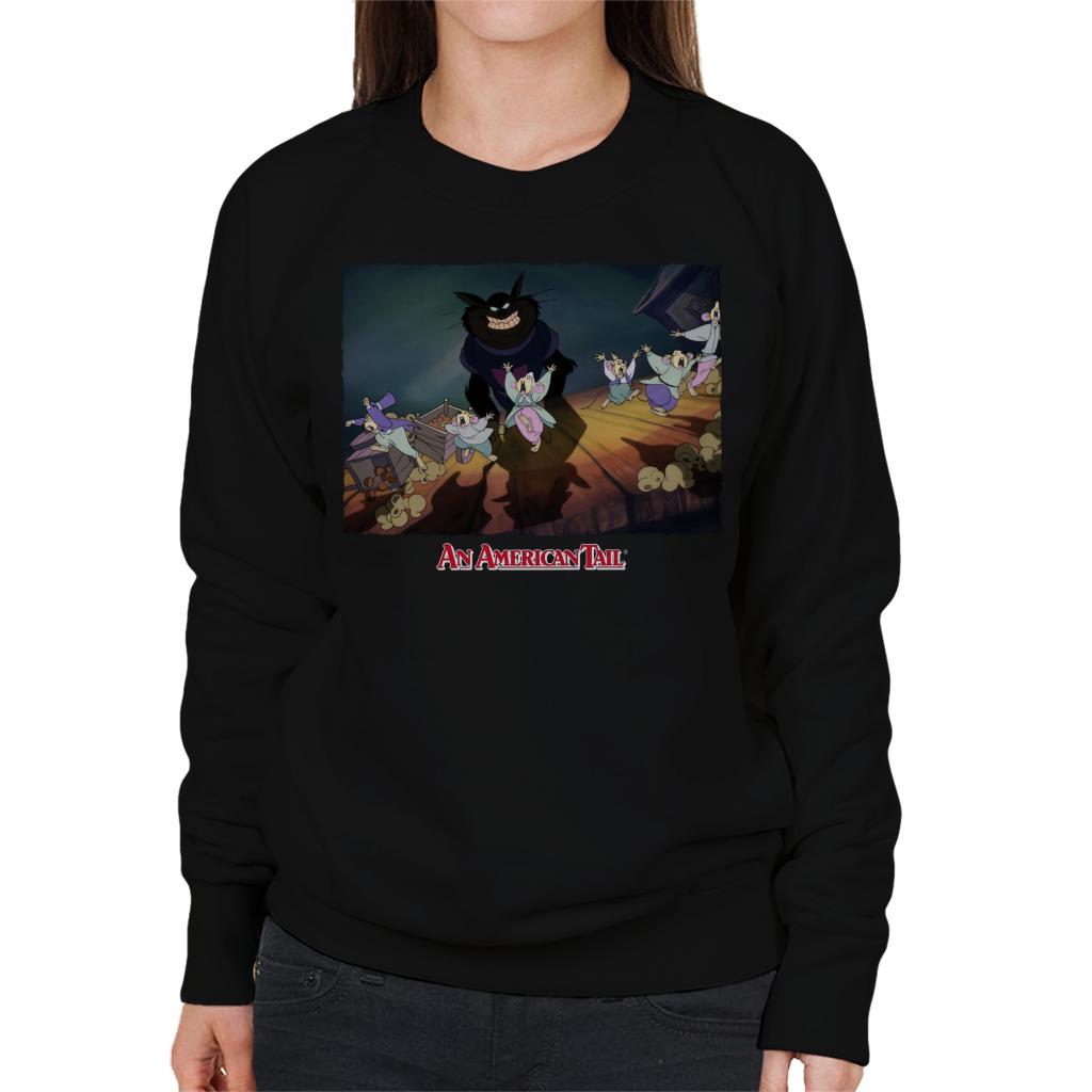 An American Tail Cossack Cats Looming Women's Sweatshirt product image 1