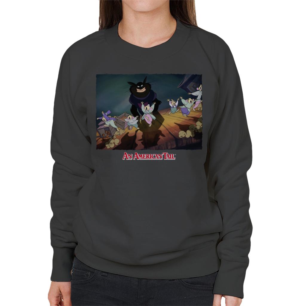 An American Tail Cossack Cats Looming Women's Sweatshirt product image 4