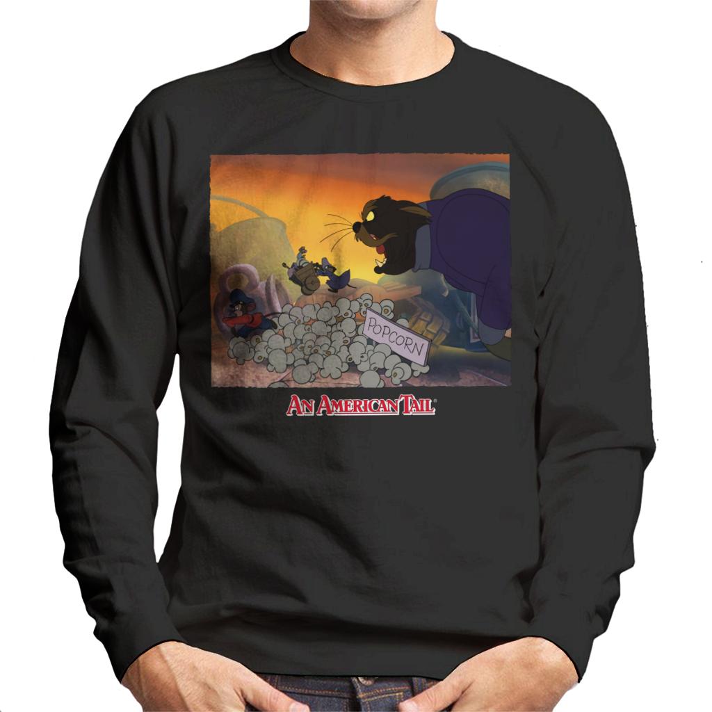 An American Tail Cossack Cat Popcorn Men's Sweatshirt product image 1