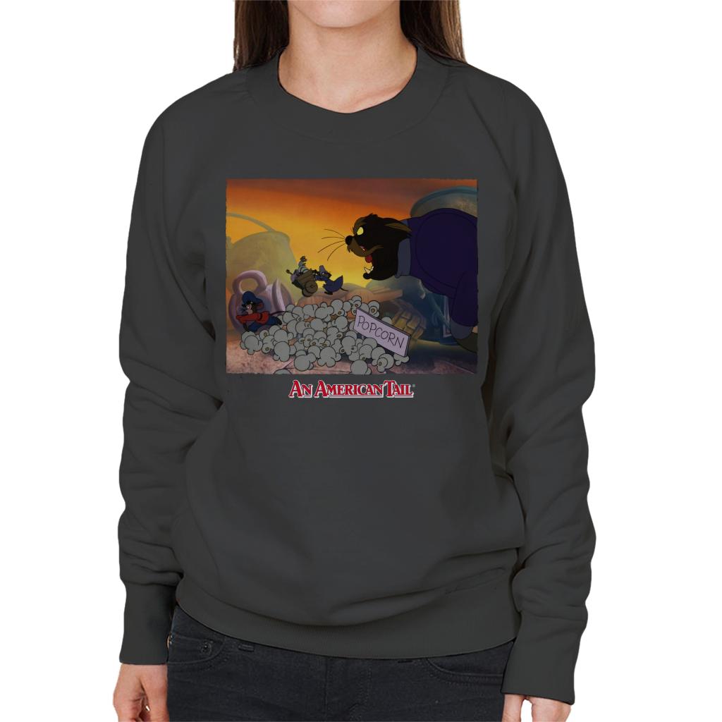 An American Tail Cossack Cat Popcorn Women's Sweatshirt product image 4