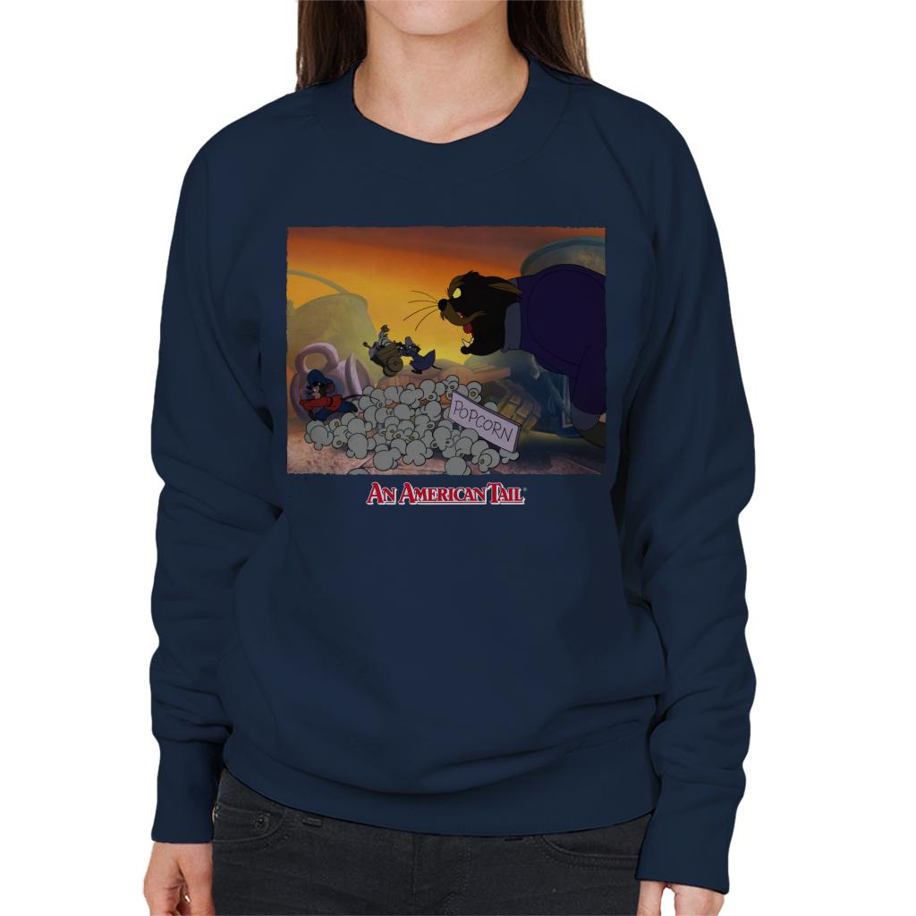 An American Tail Cossack Cat Popcorn Women's Sweatshirt product image 6