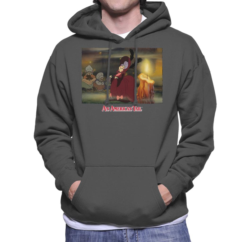 An American Tail Gussie Mausheimer Candle Men's Hooded product image 4