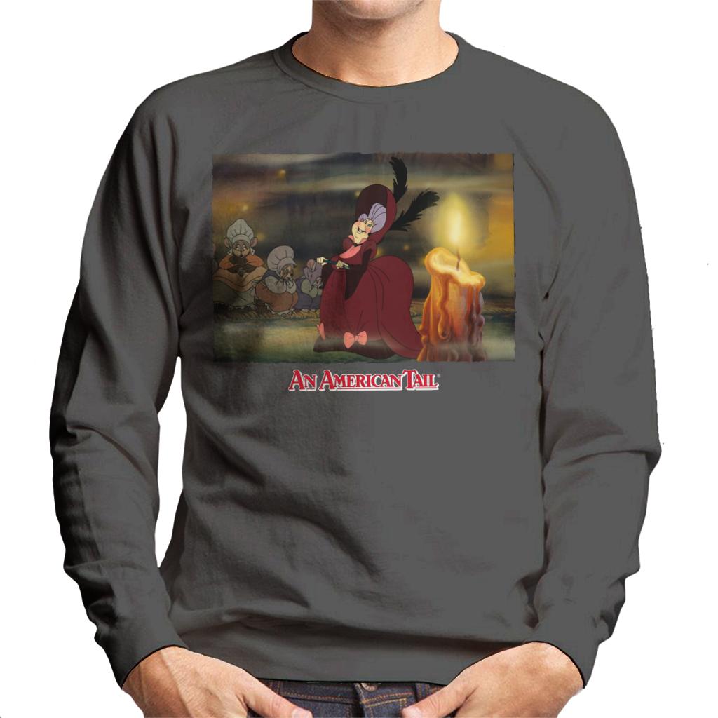 An American Tail Gussie Mausheimer Candle Men's Sweatshirt product image 4