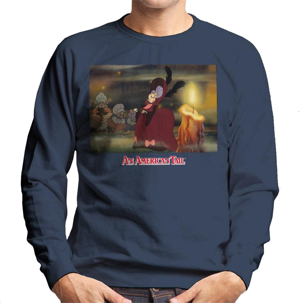 An American Tail Gussie Mausheimer Candle Men's Sweatshirt product image 6