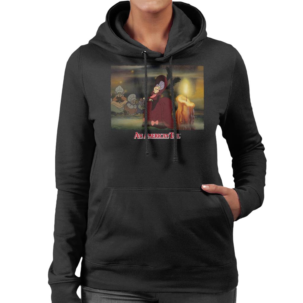 An American Tail Gussie Mausheimer Candle Women's Hooded product image 1