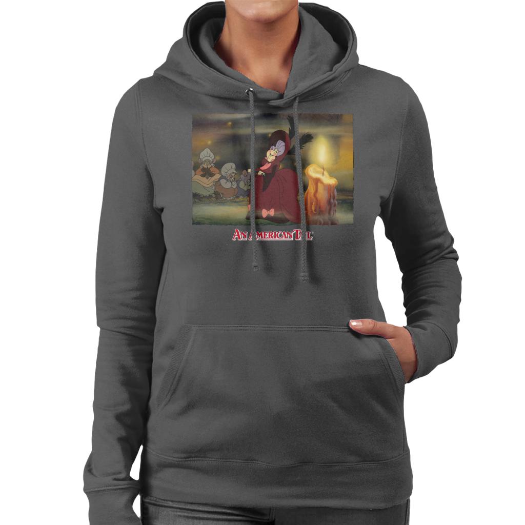 An American Tail Gussie Mausheimer Candle Women's Hooded product image 4