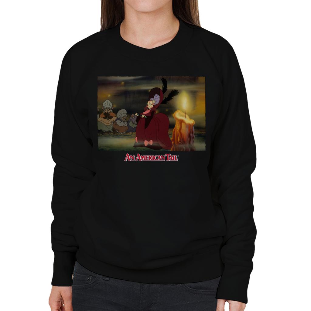 An American Tail Gussie Mausheimer Candle Women's Sweatshirt product image 1