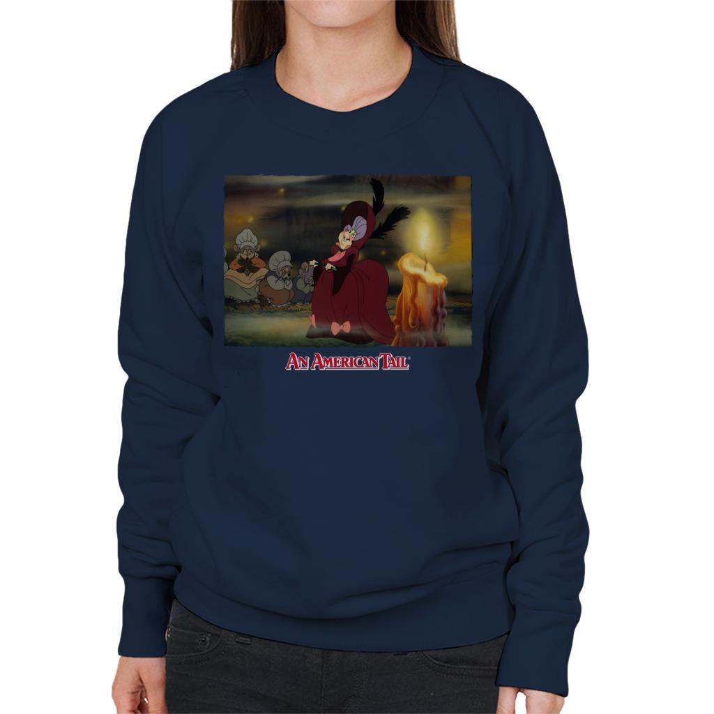 An American Tail Gussie Mausheimer Candle Women's Sweatshirt product image 6