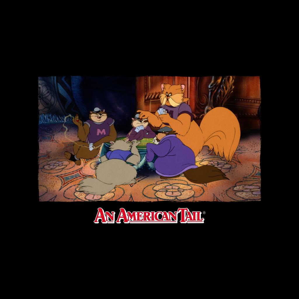 An American Tail Tiger Playing Cards Men's Hooded Sweatshirt product image 2