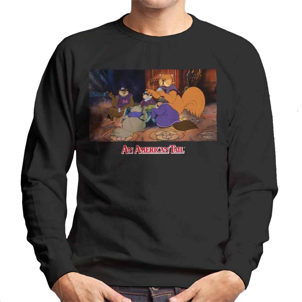 An American Tail Tiger Playing Cards Men's Sweatshirt product image 1