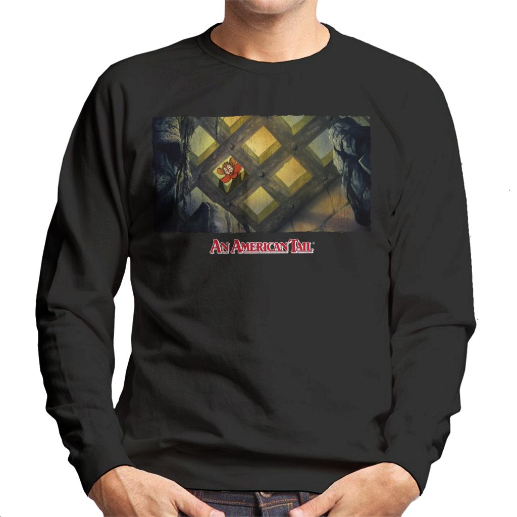An American Tail Fieval Looking Down Distressed Men's product image 1