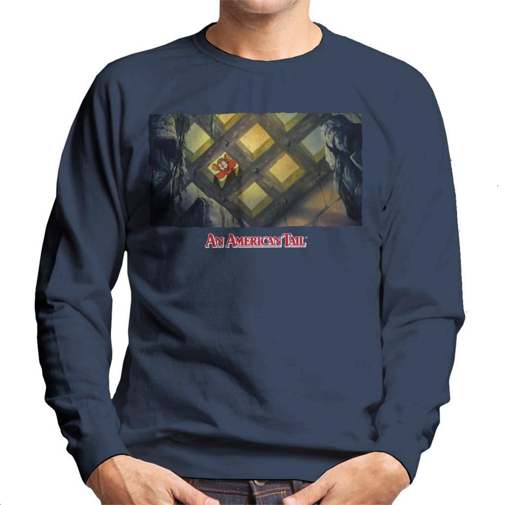 An American Tail Fieval Looking Down Distressed Men's product image 6