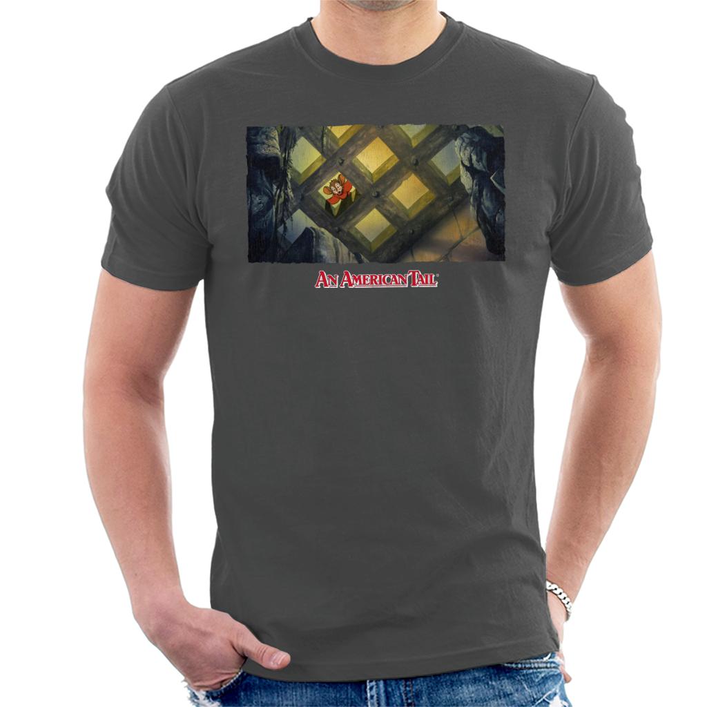 An American Tail Fieval Looking Down Distressed Men's product image 4