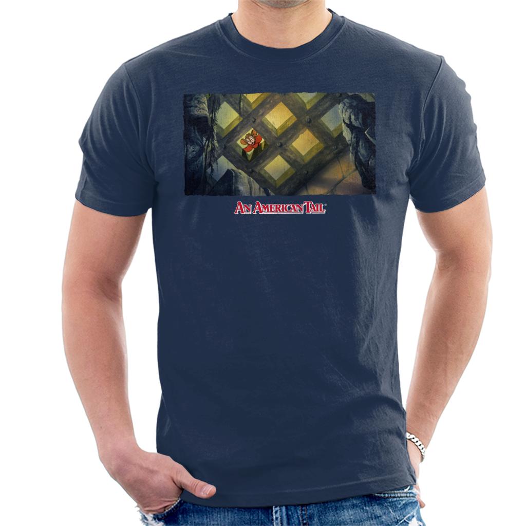 An American Tail Fieval Looking Down Distressed Men's product image 6