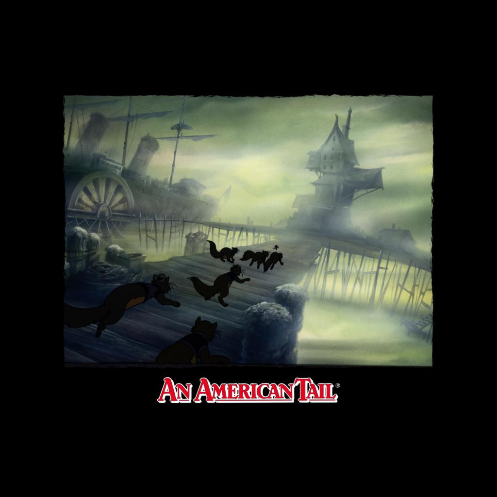 An American Tail Cats Chasing Women's Hooded Sweatshirt product image 2
