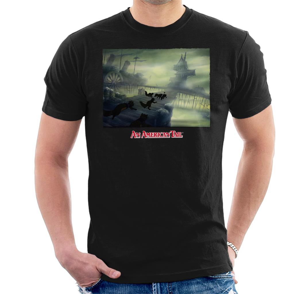 An American Tail Cats Chasing Men's T-Shirt product image 1