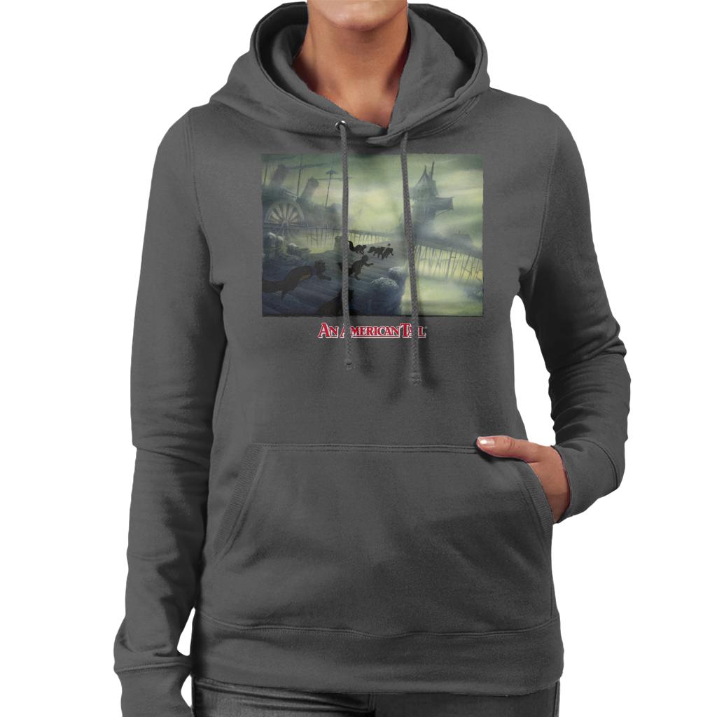 An American Tail Cats Chasing Women's Hooded Sweatshirt product image 4