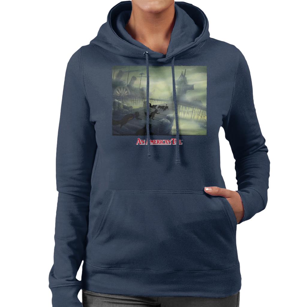 An American Tail Cats Chasing Women's Hooded Sweatshirt product image 6
