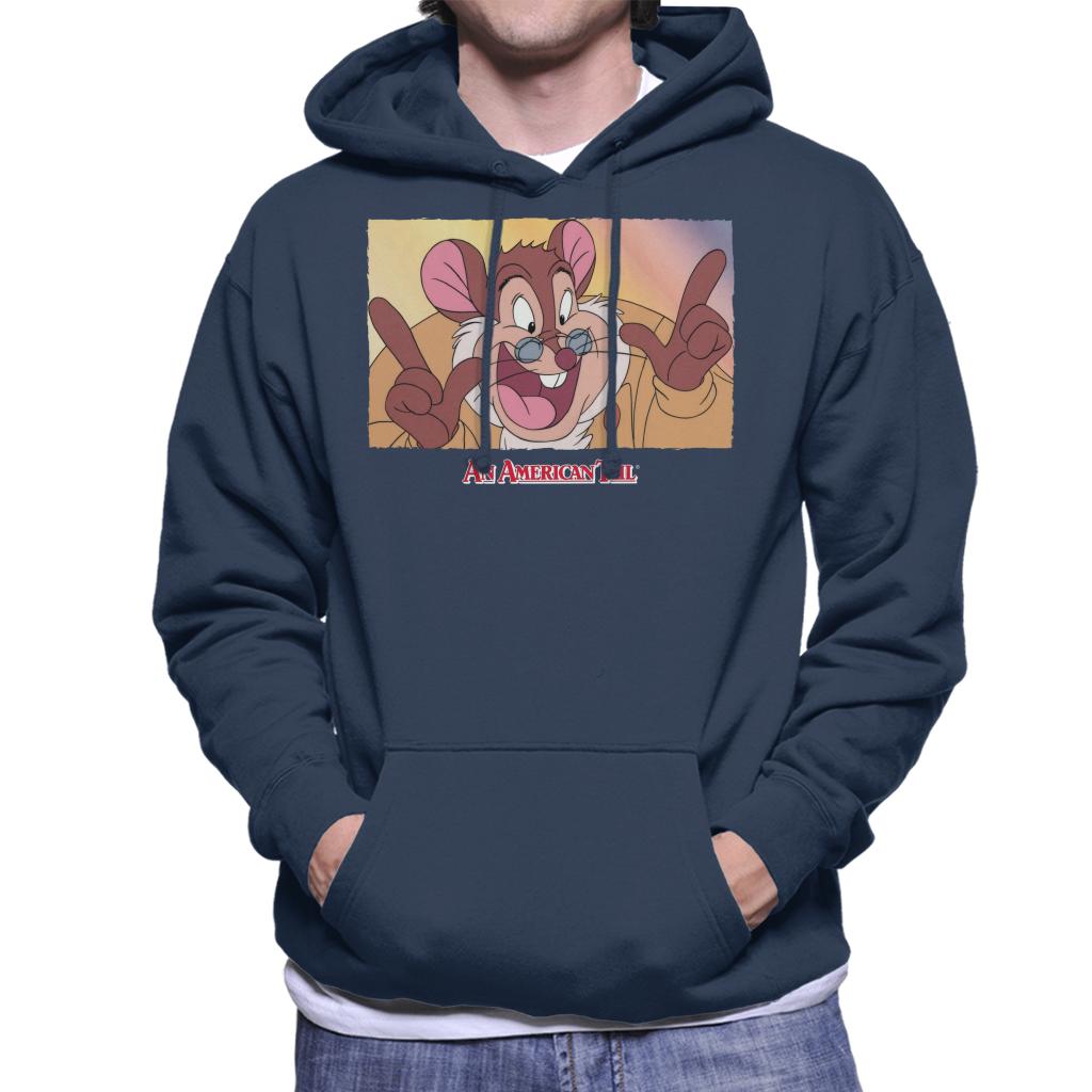 An American Tail Papa Mousekewitz Face Men's Hooded product image 6