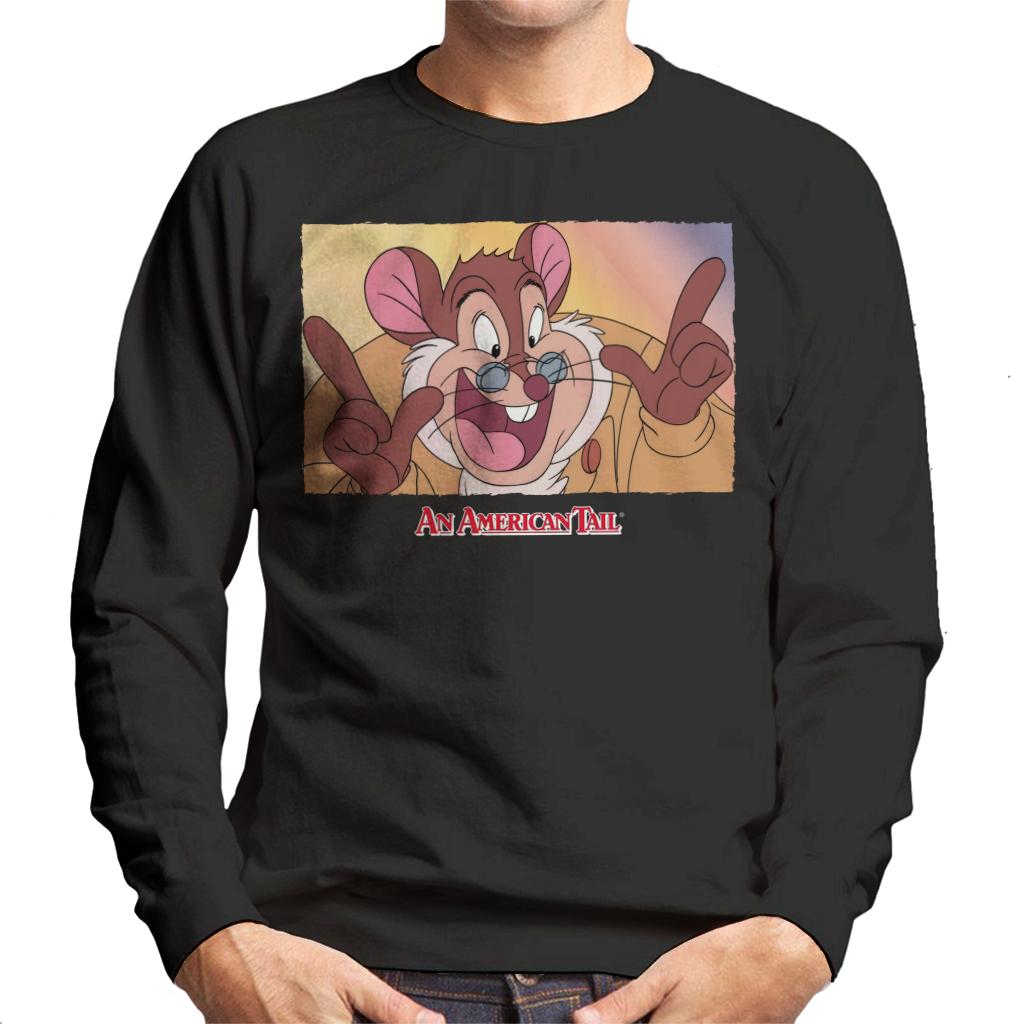 An American Tail Papa Mousekewitz Face Men's Sweatshirt product image 1