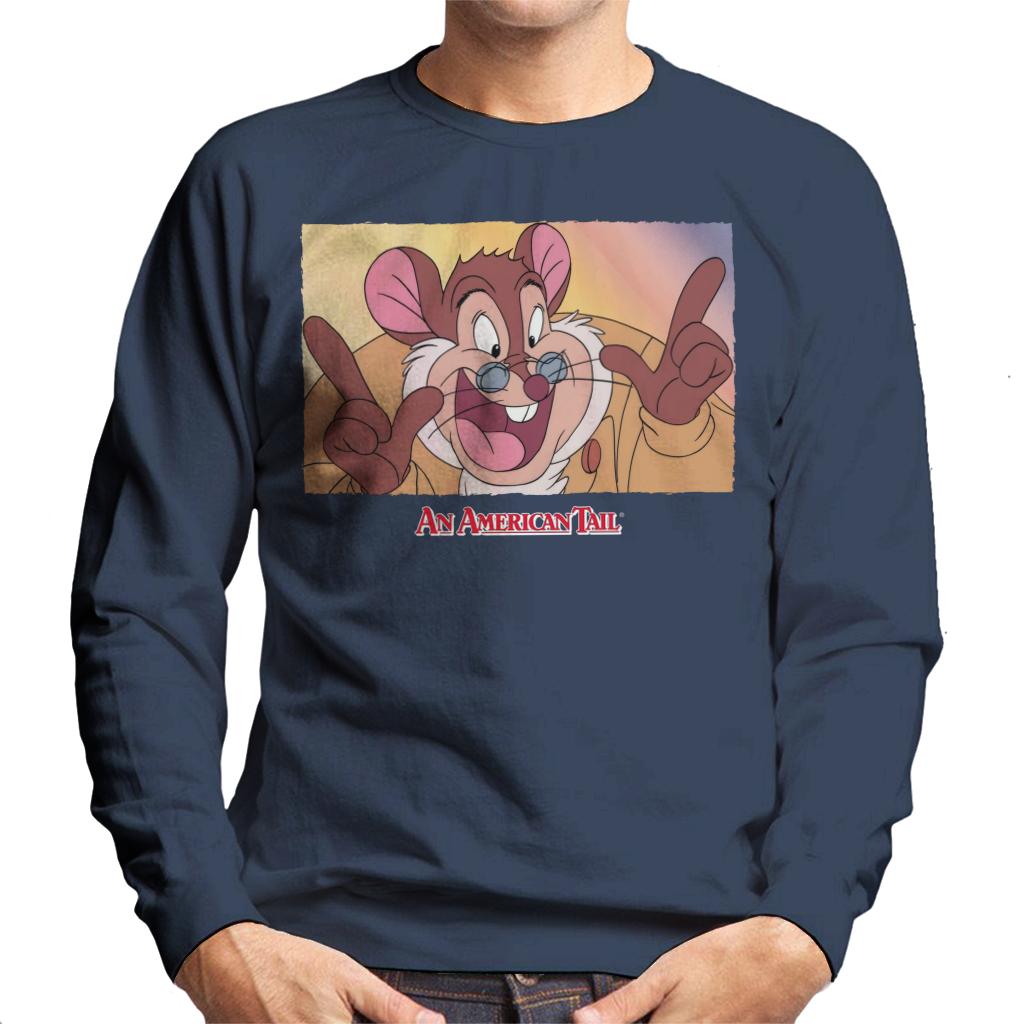 An American Tail Papa Mousekewitz Face Men's Sweatshirt product image 6