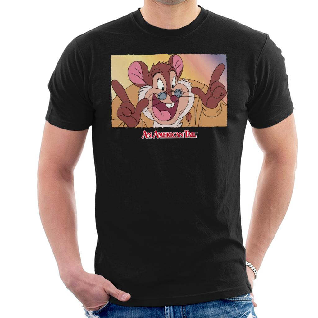 An American Tail Papa Mousekewitz Face Men's T-Shirt product image 1