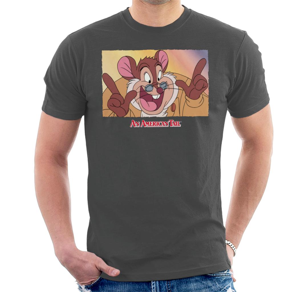 An American Tail Papa Mousekewitz Face Men's T-Shirt product image 4