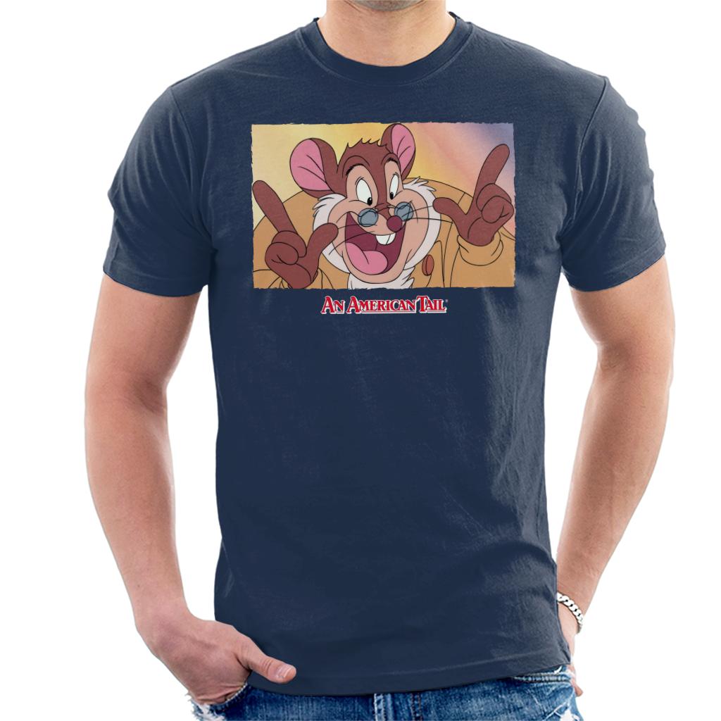 An American Tail Papa Mousekewitz Face Men's T-Shirt product image 6