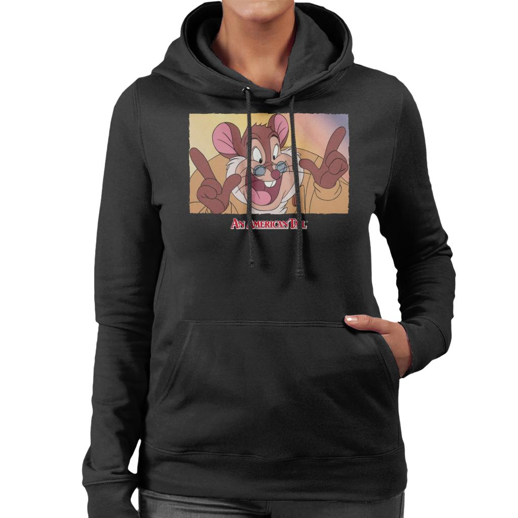 An American Tail Papa Mousekewitz Face Women's Hooded product image 1