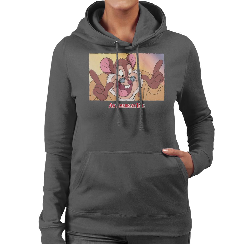 An American Tail Papa Mousekewitz Face Women's Hooded product image 4