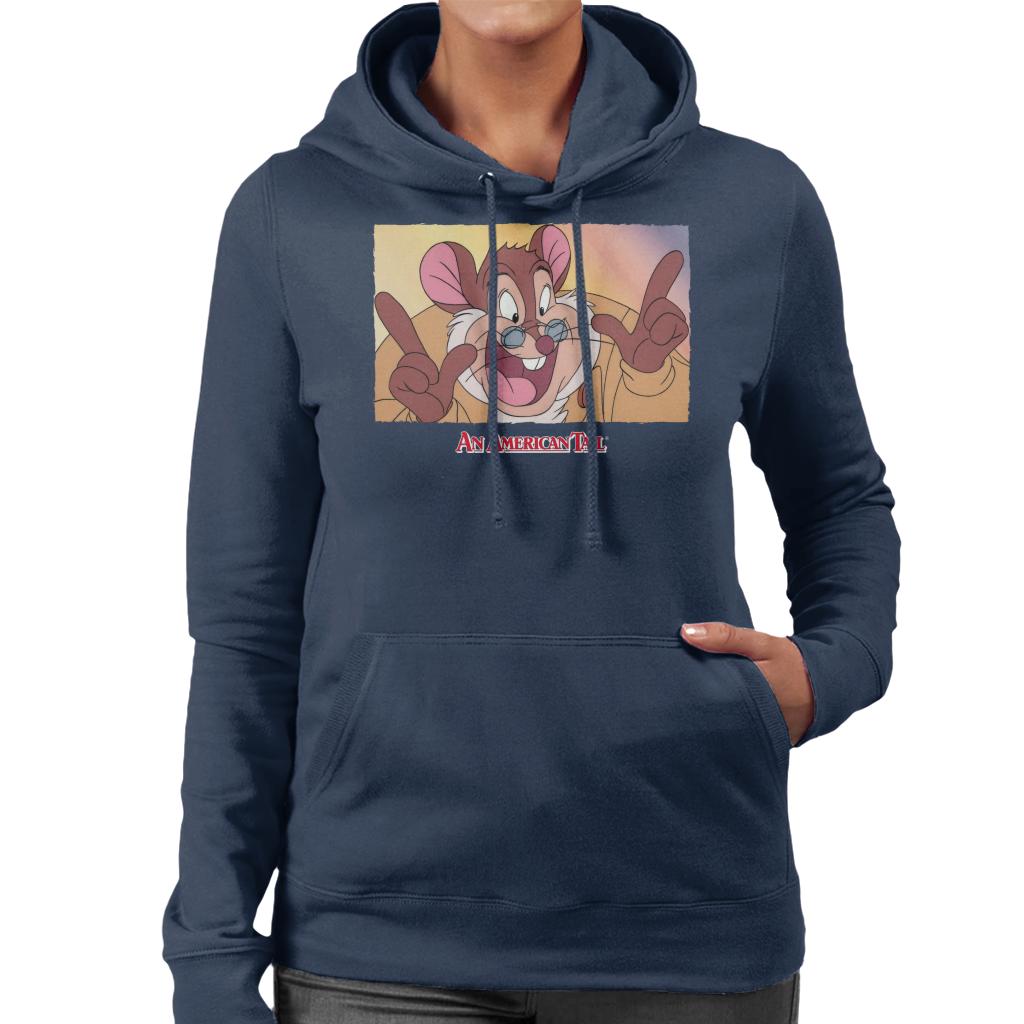 An American Tail Papa Mousekewitz Face Women's Hooded product image 6