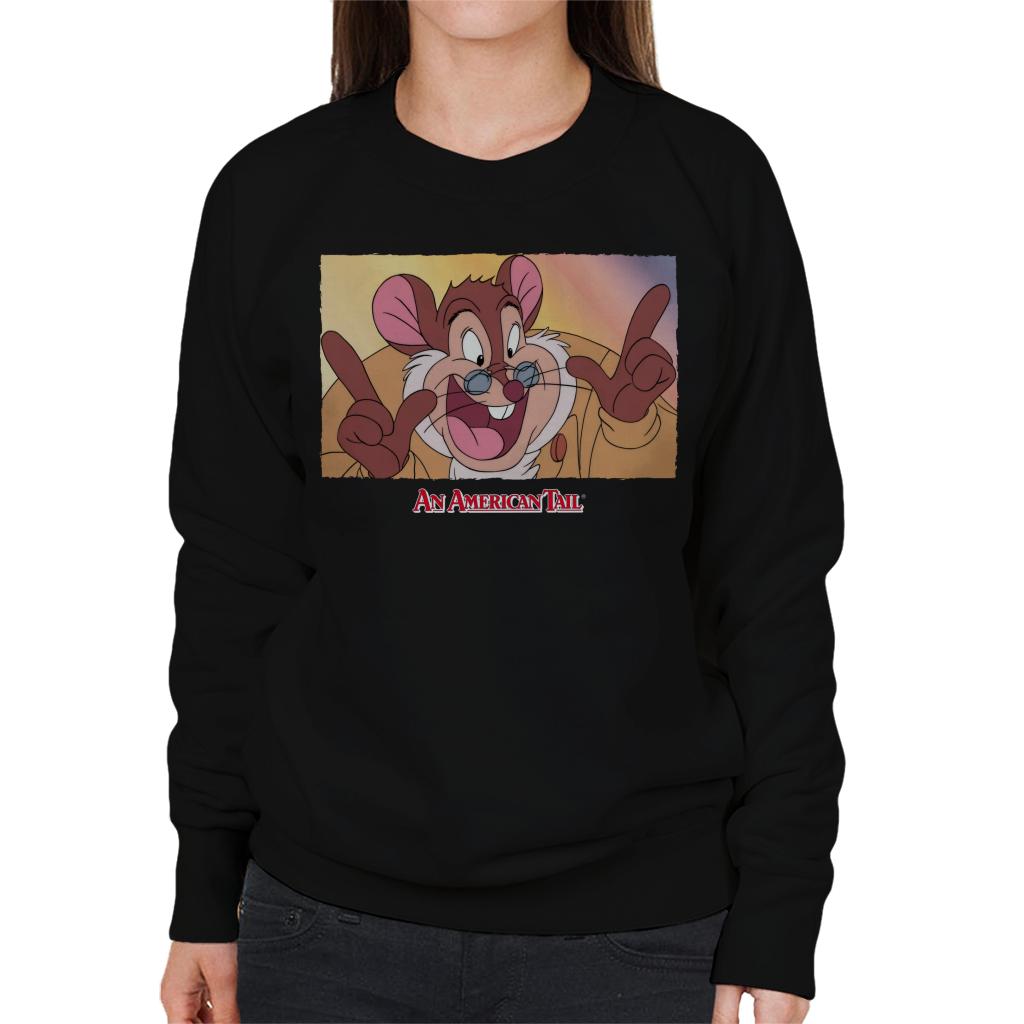 An American Tail Papa Mousekewitz Face Women's Sweatshirt product image 1