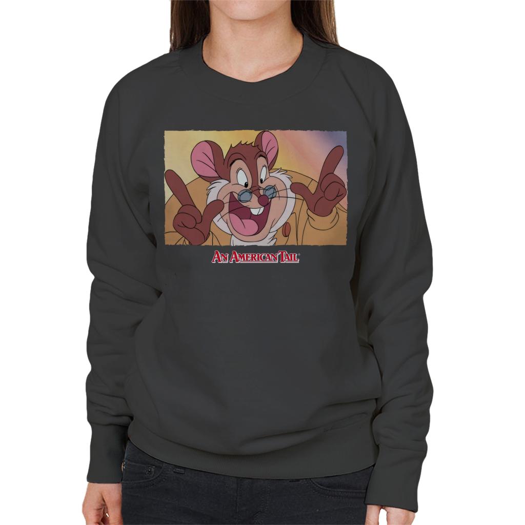 An American Tail Papa Mousekewitz Face Women's Sweatshirt product image 4