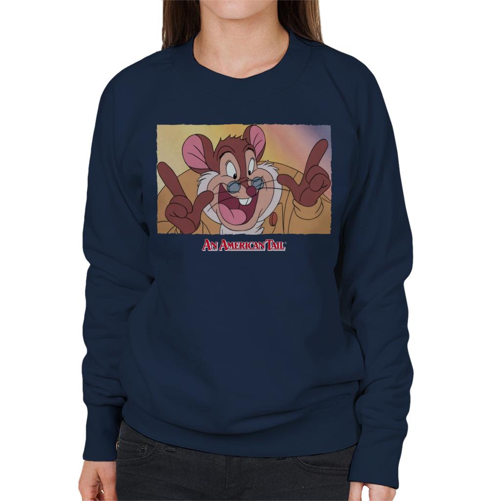 An American Tail Papa Mousekewitz Face Women's Sweatshirt product image 6