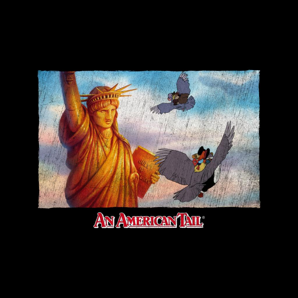 An American Tail Flying Henri Le Pigeon Near Statue Of product image 2