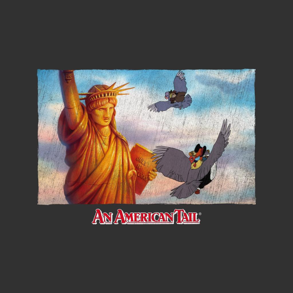 An American Tail Flying Henri Le Pigeon Near Statue Of product image 5