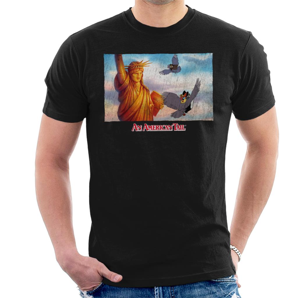 An American Tail Flying Henri Le Pigeon Near Statue Of product image 1