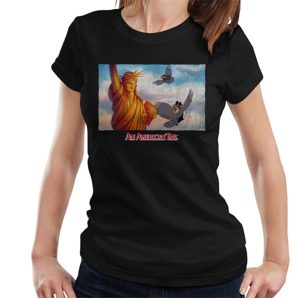 An American Tail Flying Henri Le Pigeon Near Statue Of product image 1