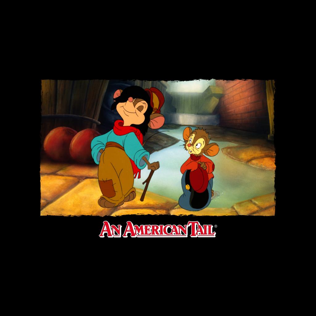 An American Tail Fieval And Tony Strolling Men's Hooded product image 2