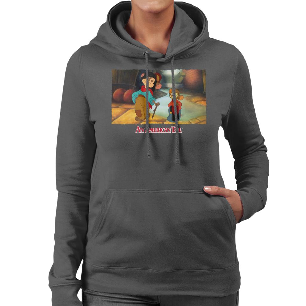 An American Tail Fieval And Tony Strolling Women's Hooded product image 4