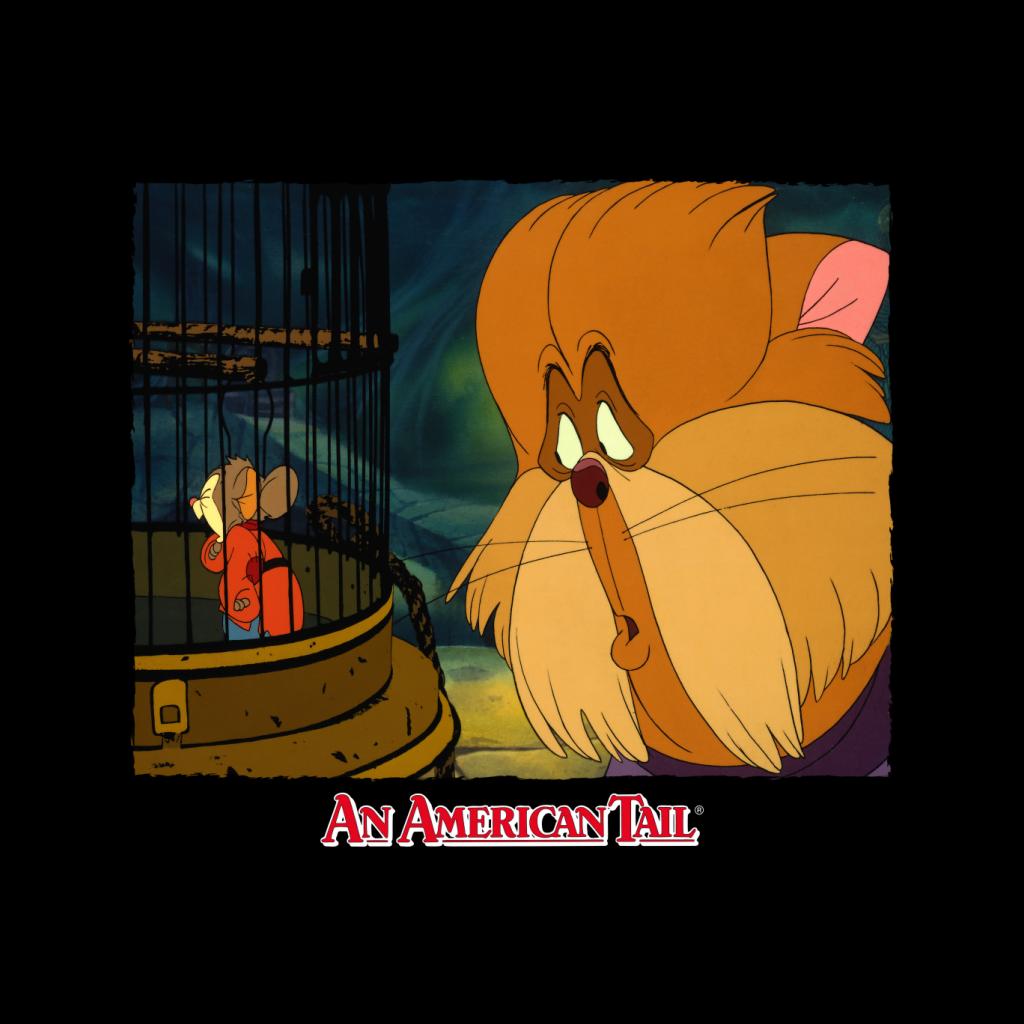 An American Tail Fieval In A Cage And Tiger Men's T-Shirt product image 2