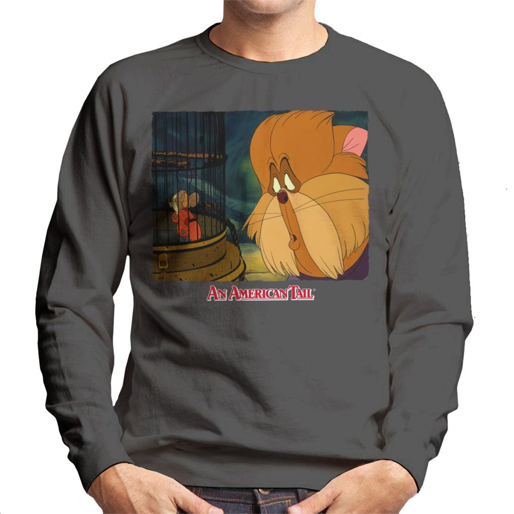 An American Tail Fieval In A Cage And Tiger Men's Sweatshirt product image 4