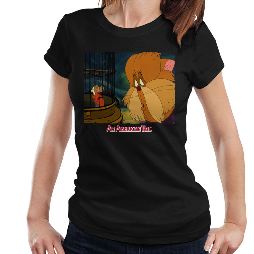 An American Tail Fieval In A Cage And Tiger Women's T-Shirt product image 1
